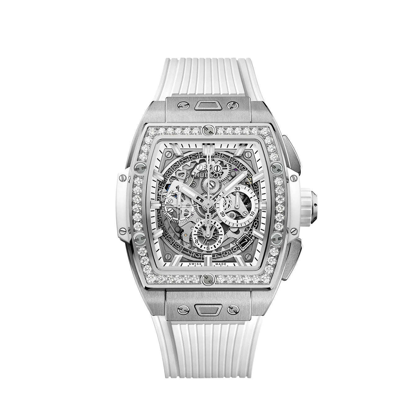 Spirit of Big Bang TITANIUM WHITE DIAMONDS Ref# 642.NE.2010.RW.1204