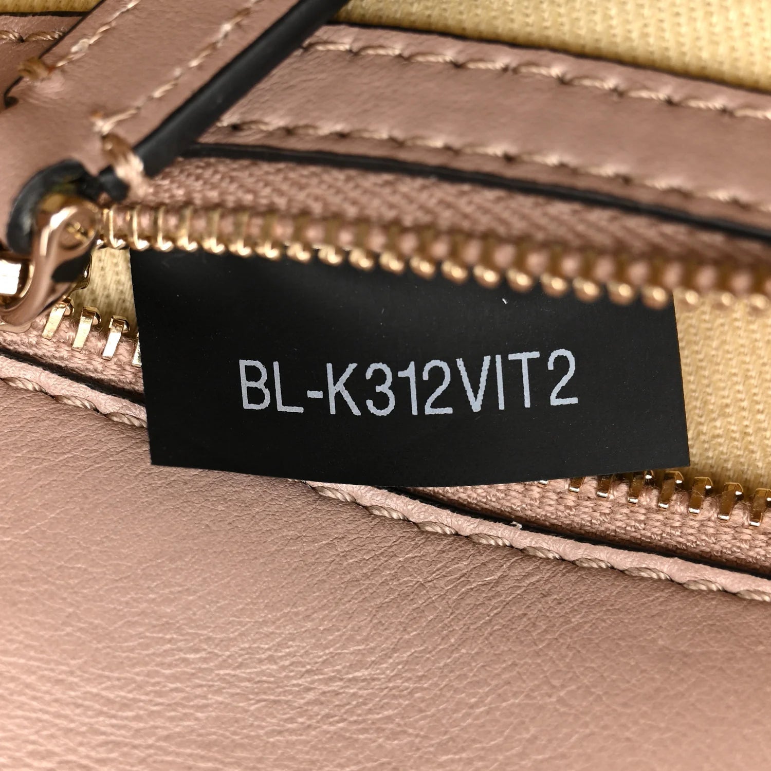 Vitello Small Glam Lock Rockstud Flap Poudre