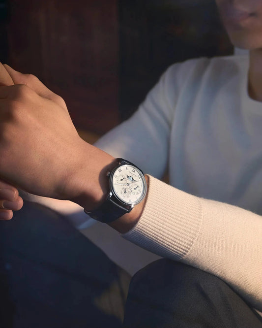 Unworn  Villeret Quantième Perpétuel Phases De Lune, Stainless Steel, 40.3Mm, Ref# 6656-1127-55B, Box and Papers