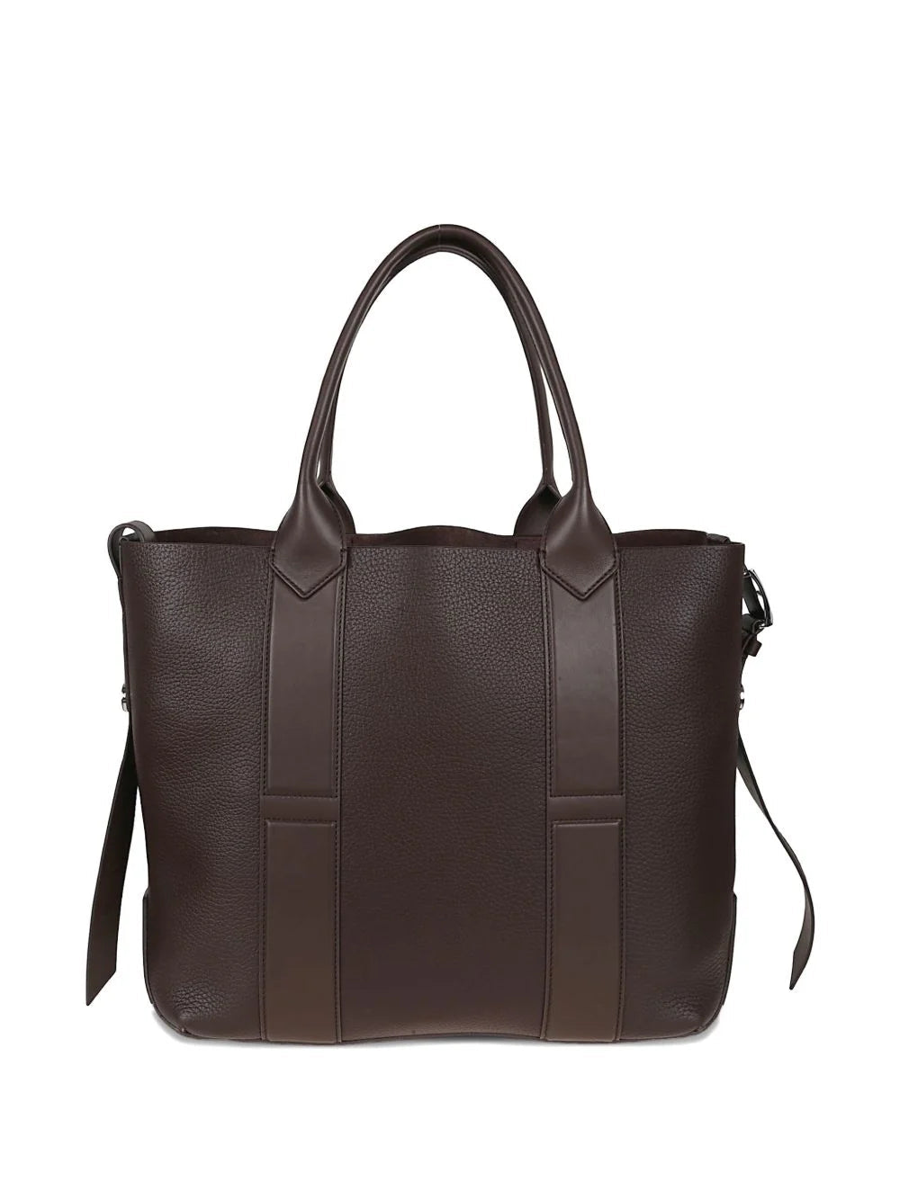 SCRIPT MEDIUM LEATHER TOTE BAG