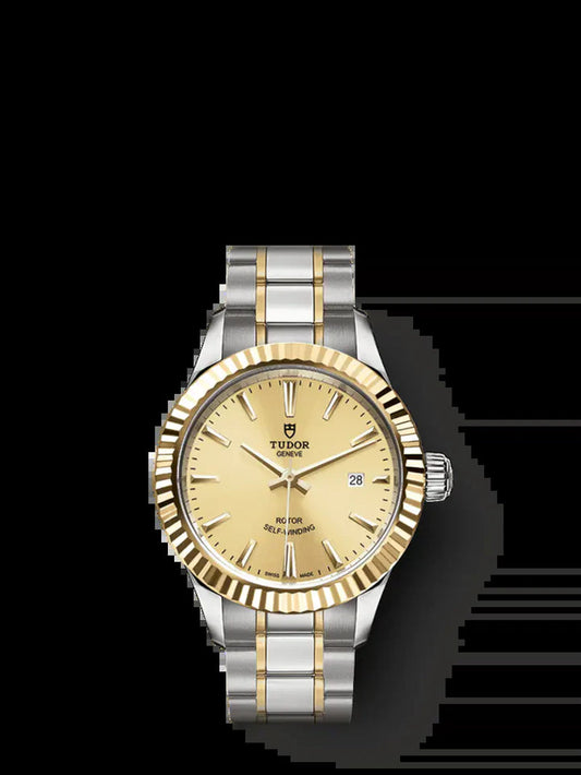 Style, Stainless Steel and Yellow Gold, 28Mm, Ref# M12113-0001