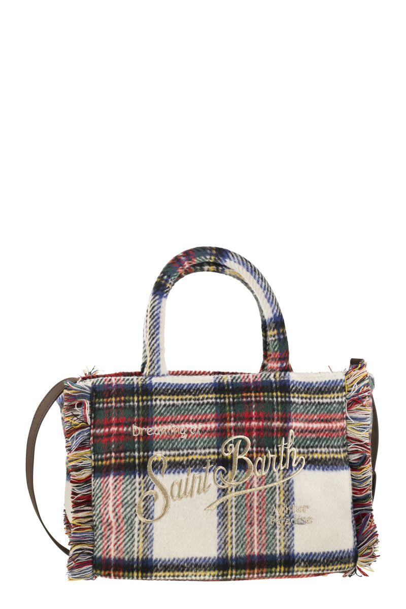 COLETTE - WOOL-EFFECT BAG with LOGO