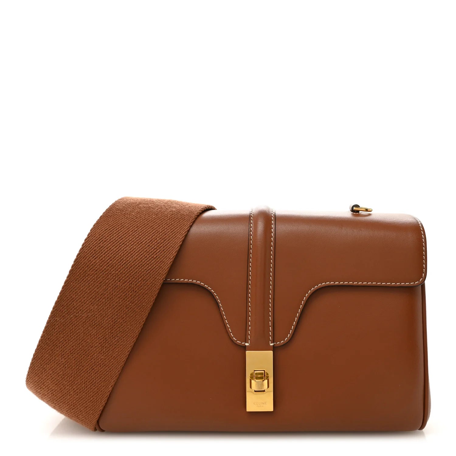 Smooth Calfskin Teen 16 Crossbody Bag Soft Tan