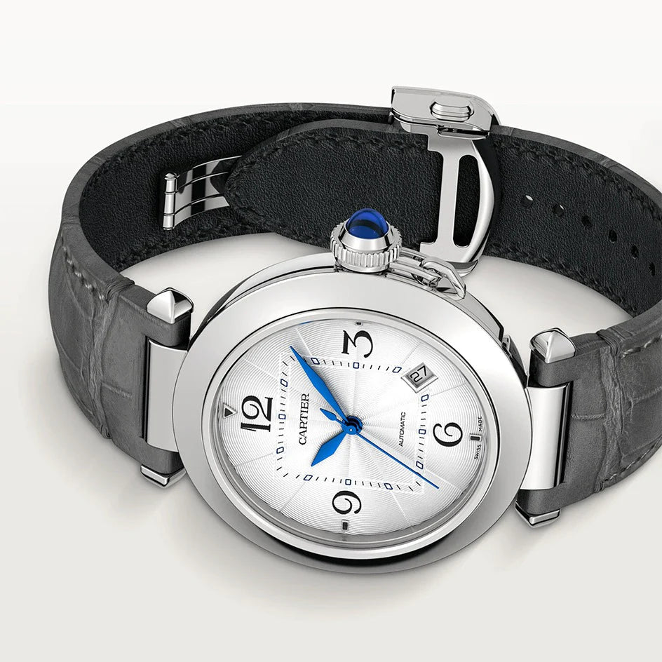 Unworn  Pasha De , Stainless Steel, 41Mm, Ref# WSPA0010, Box and Papers