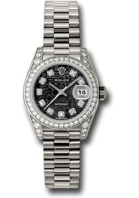 Rolex Lady Datejust 26Mm Watch 179159 Bkjdp
