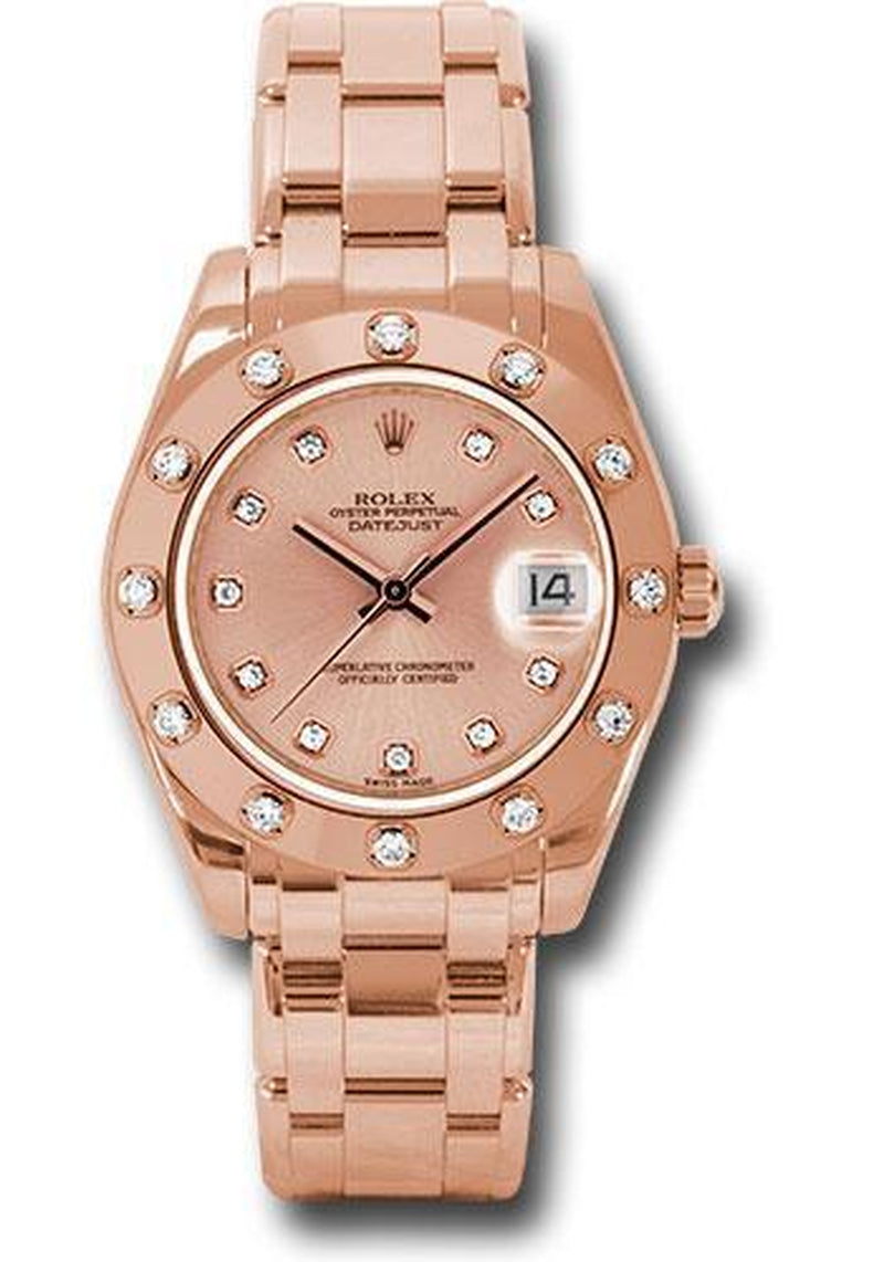 Rolex Datejust Pearlmaster 34Mm Watch: 81315 Pchd