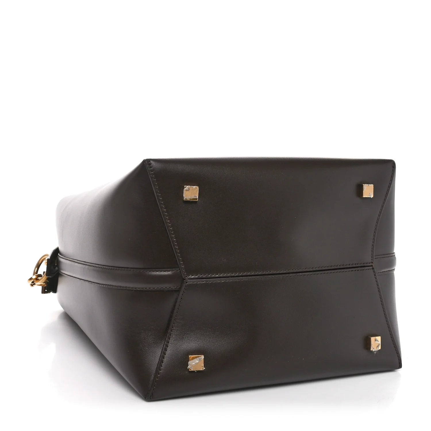 Shiny Calfskin Le 37 Bucket Bag Arabica