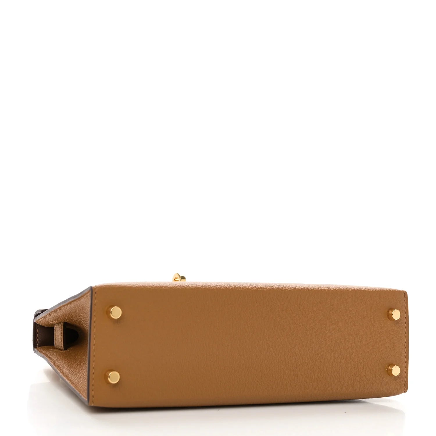 Chevre Mysore Verso Mini Kelly Sellier 20 Caramel Cacao