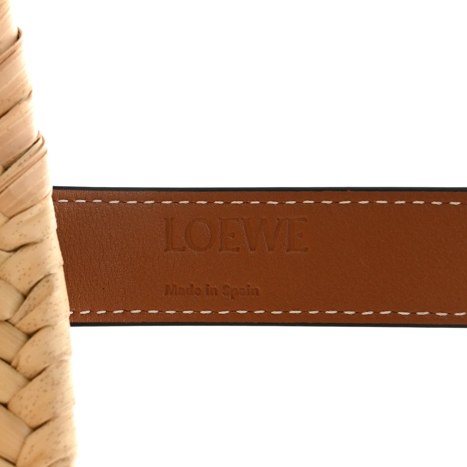 Raffia Basket Tote Bag Natural Tan