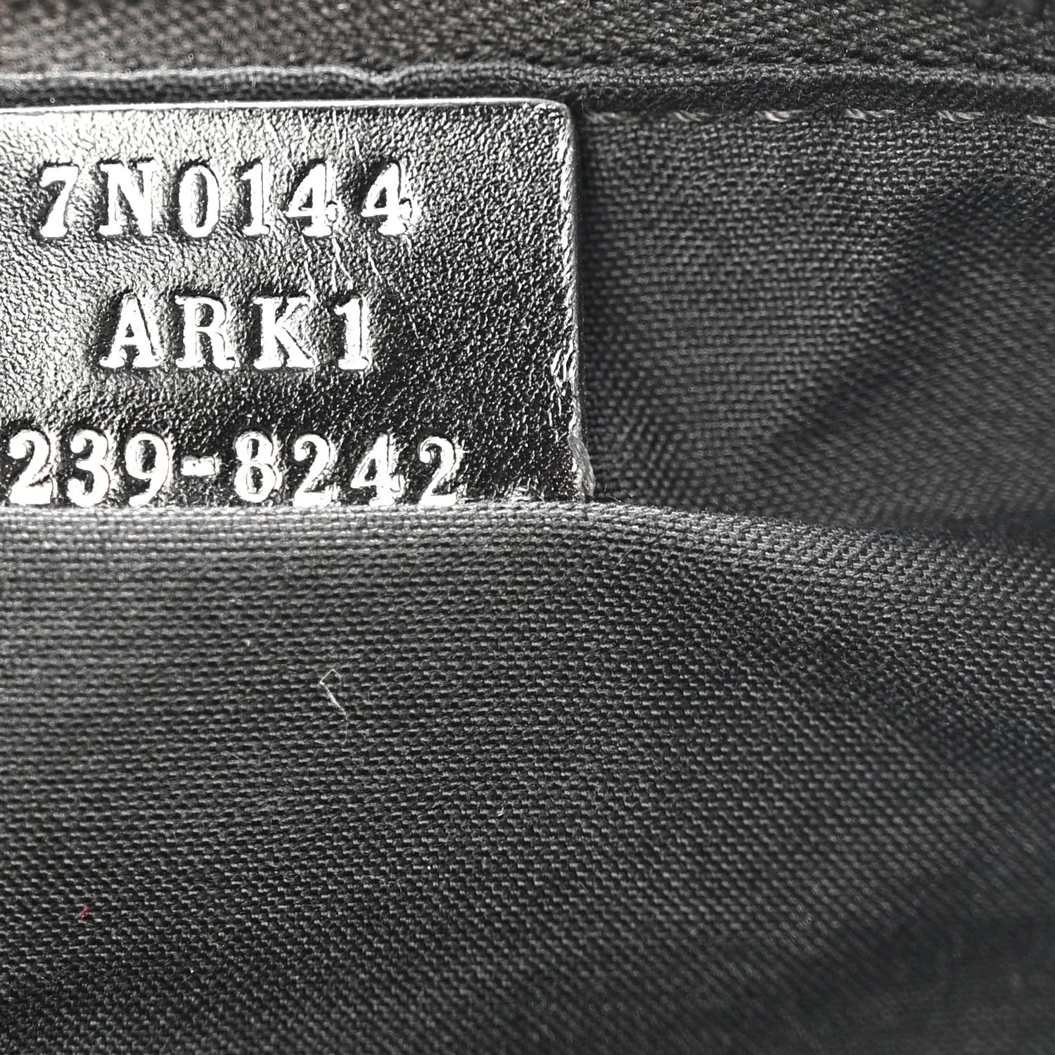 Vitello King Fabric Jacquard FF 1974 Messenger Black