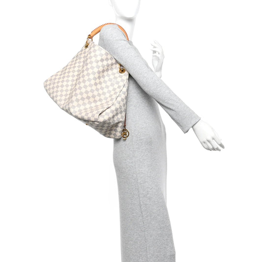 Damier Azur Artsy MM