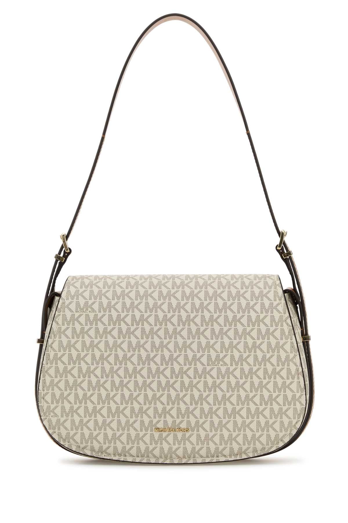 PRINTED CANVAS MOORE SHOULDER BAG