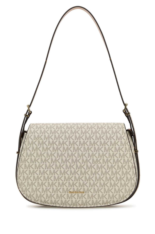 PRINTED CANVAS MOORE SHOULDER BAG