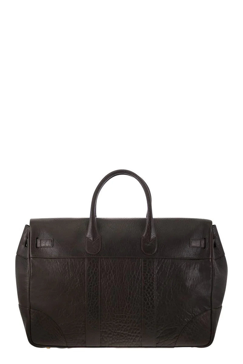 COUNTRY LEATHER BAG with TEXTURE GRAIN