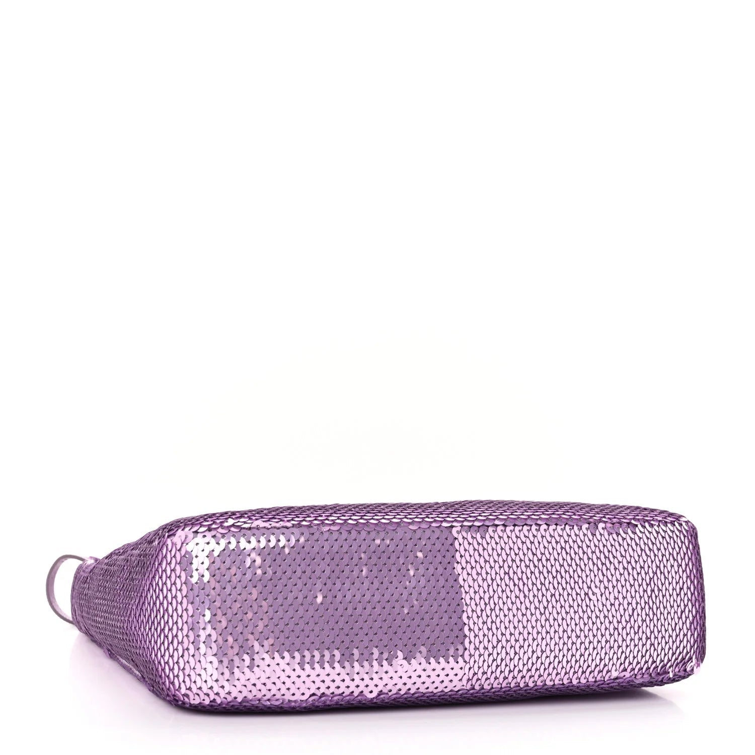 Paillettes Sequin Mini Re-Edition 2000 Bag Lilium Black