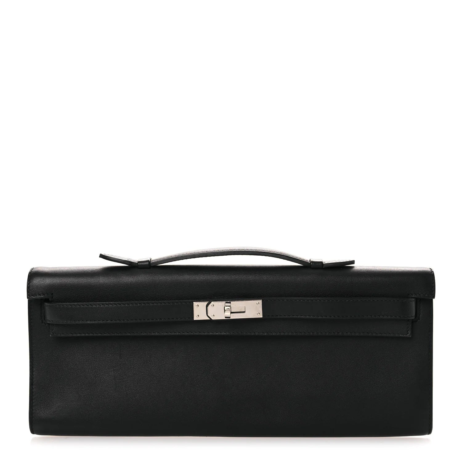Swift Kelly Cut Clutch Pochette Black