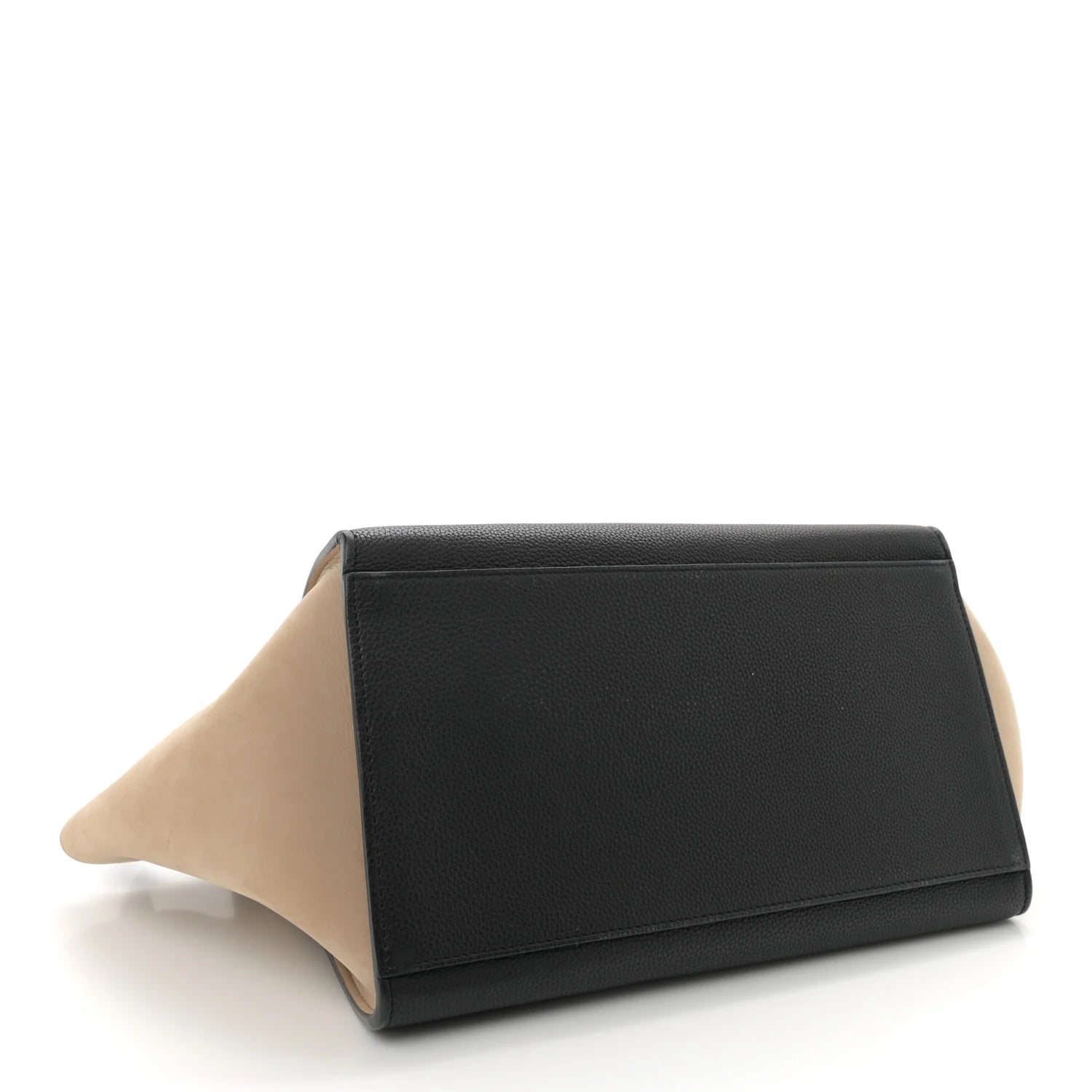 Smooth Calfskin Medium Tri-Color Trapeze Blue