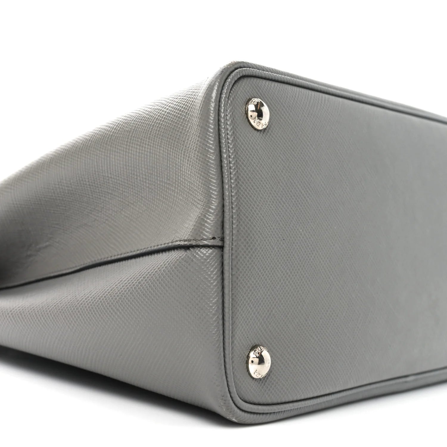 Saffiano Cuir Small Double Bag Marmo