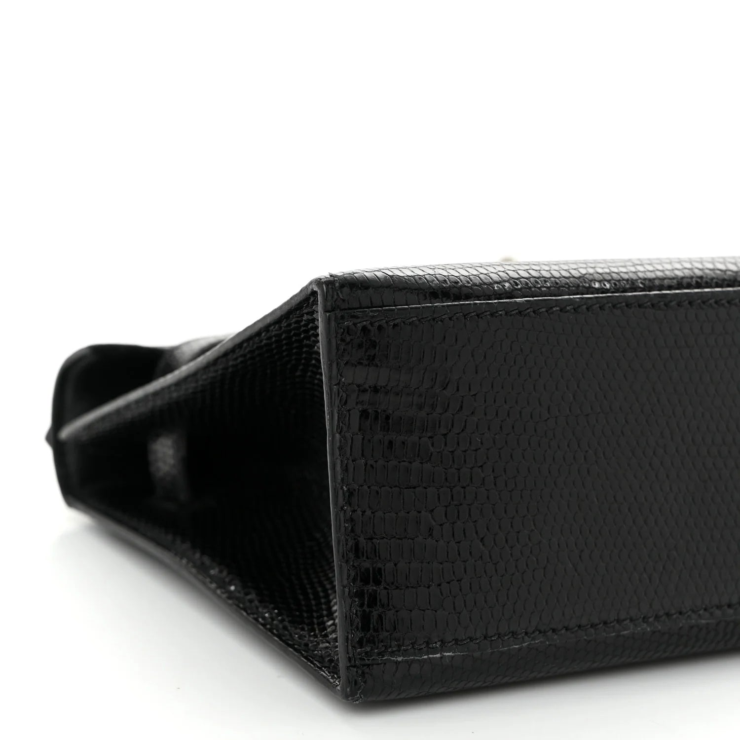 Lizard Kelly Pochette Clutch Black