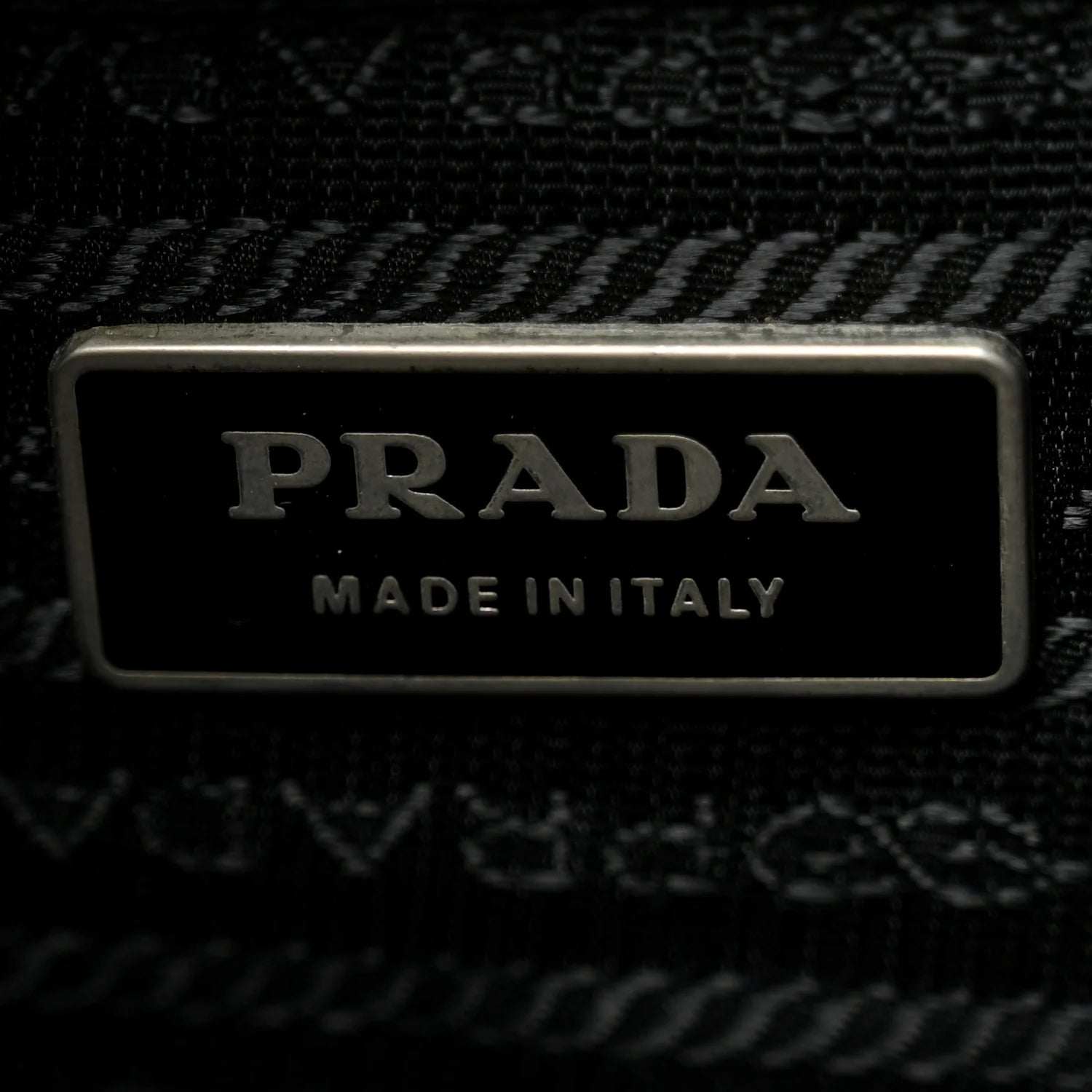 Tessuto Nylon Messenger Bag Black