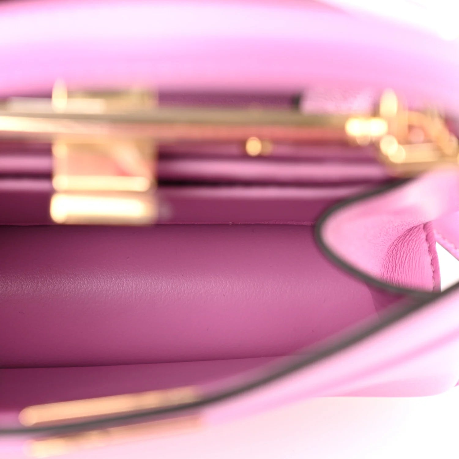 Shiny Nappa Petite Peekaboo I SEE U Satchel Rosa