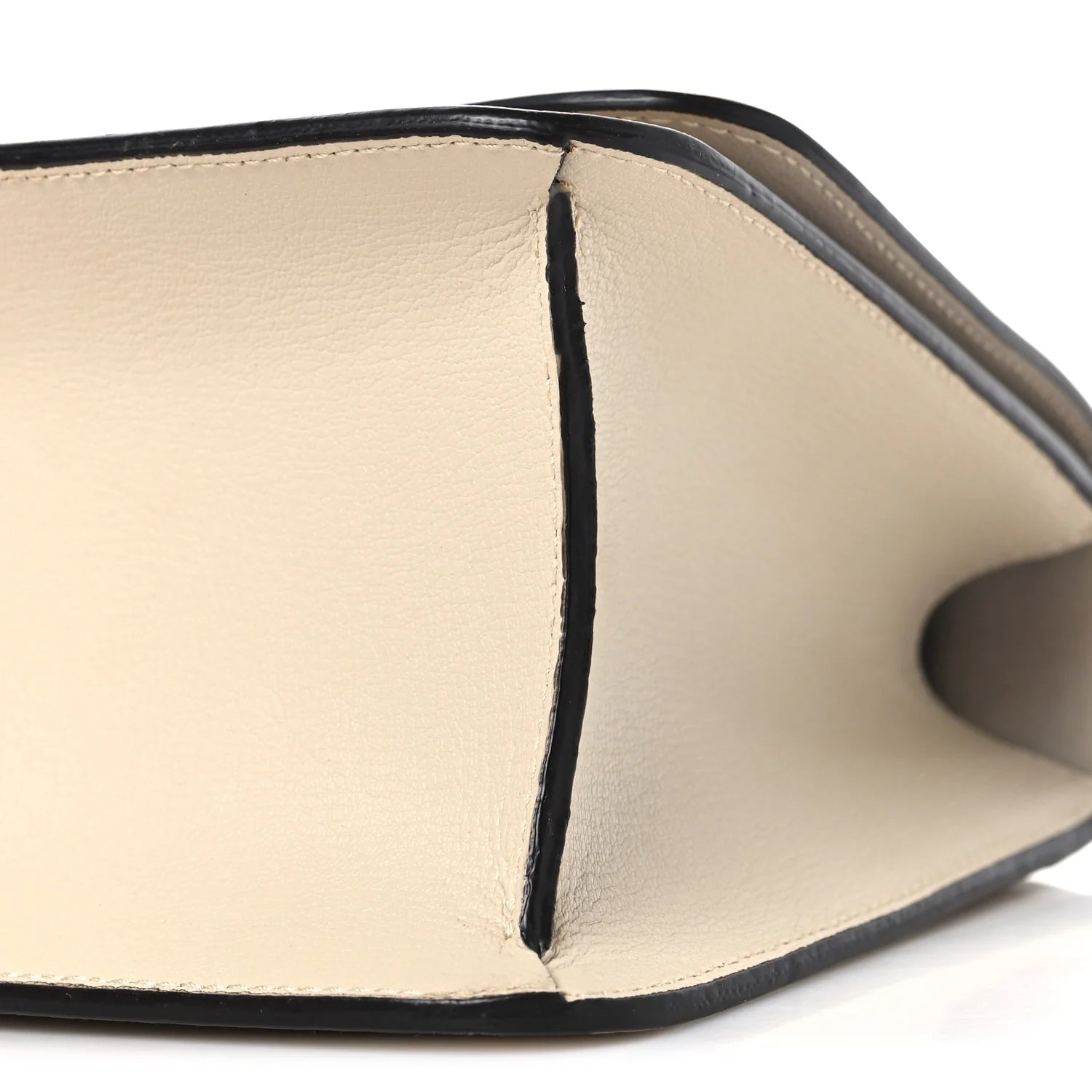 Grainy Calfskin JC Top Handle Beige