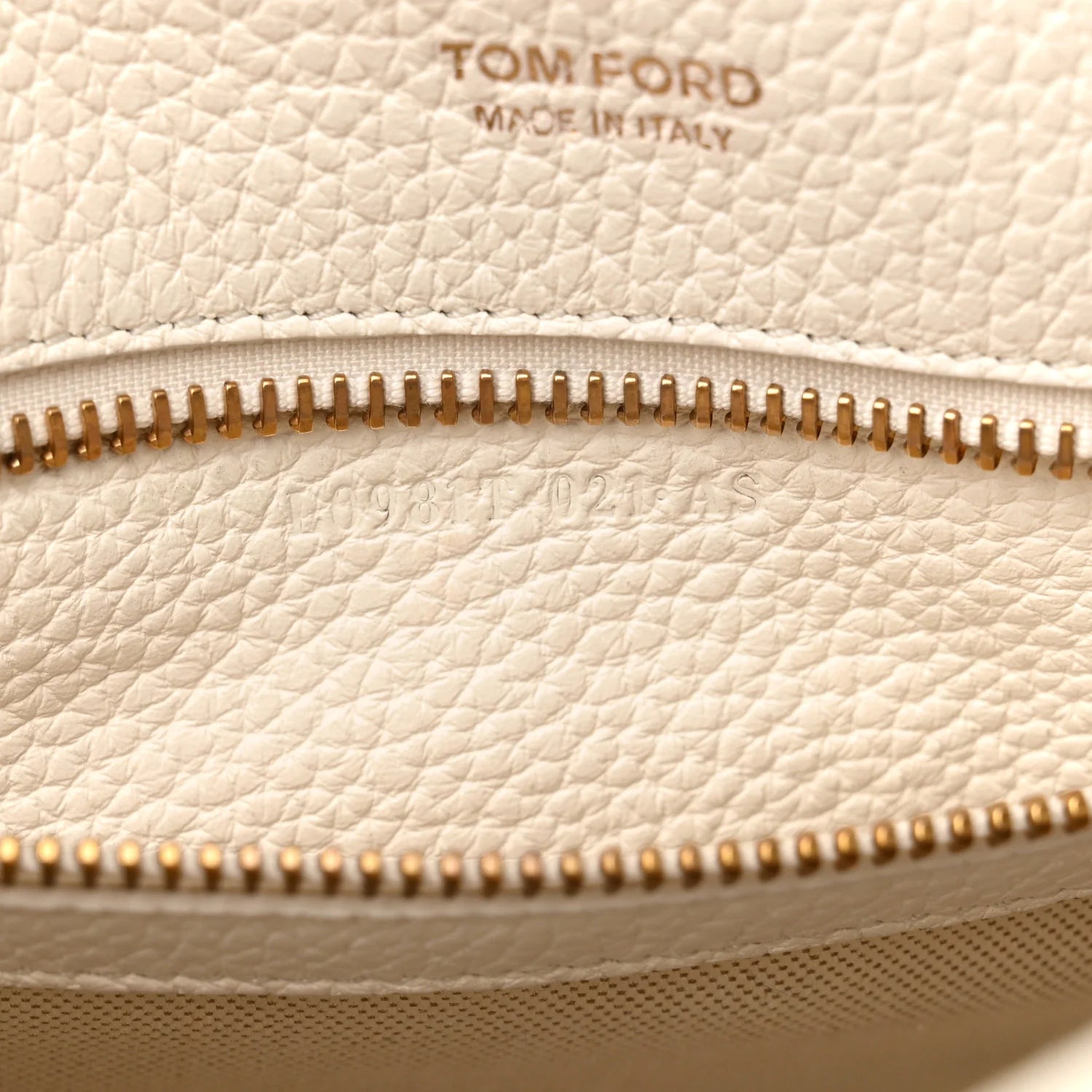 Grained Calfskin Large T Clasp Tara Crossbody Bag White