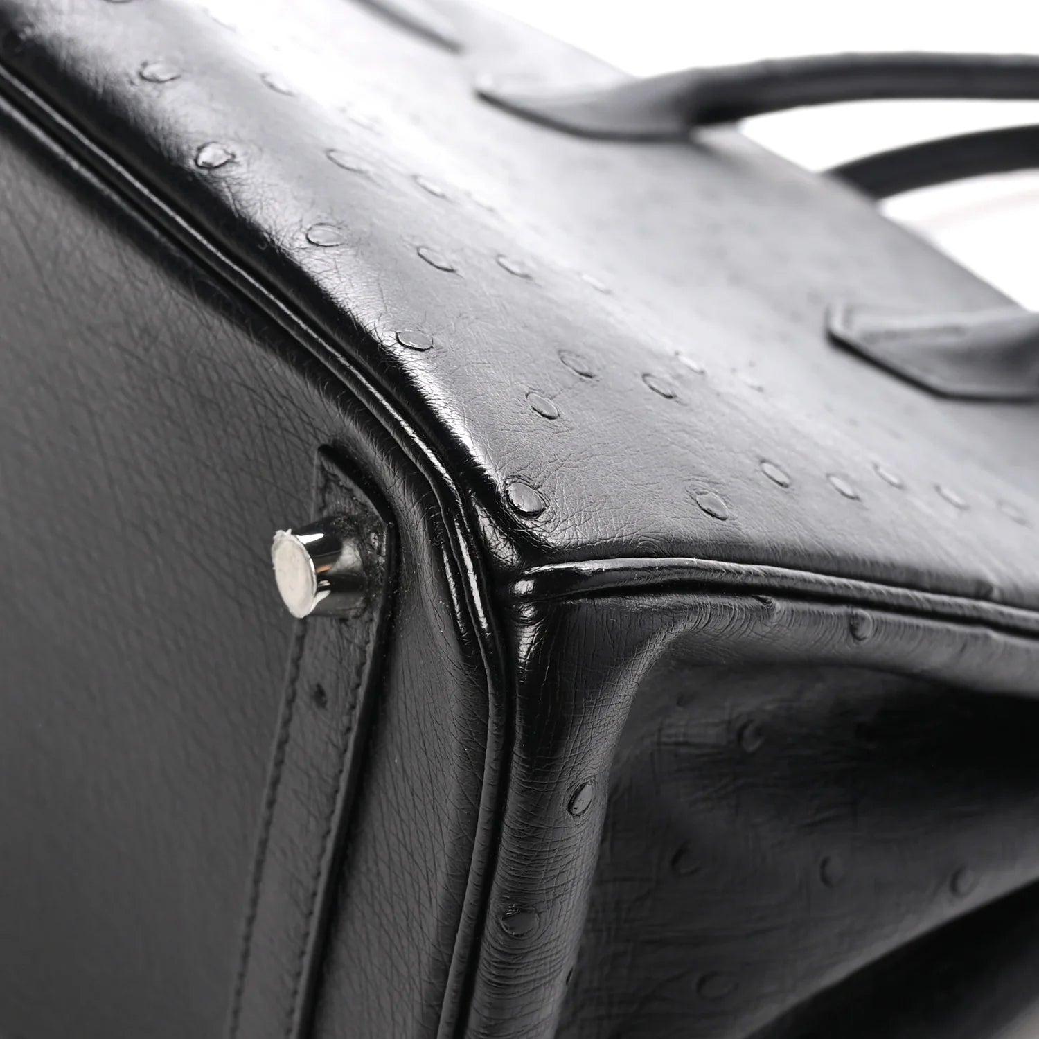 Ostrich Birkin 30 Black