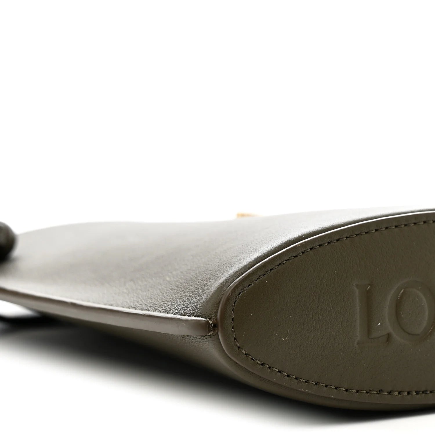 Smooth Calfskin Dice Pocket Khaki Green