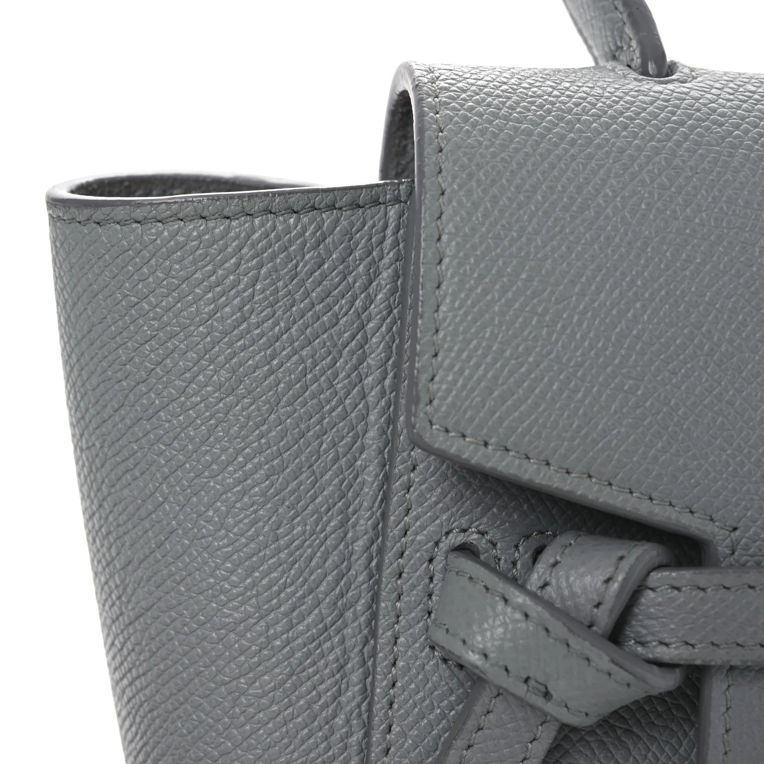 Grained Calfskin Nano Belt Bag Mineral