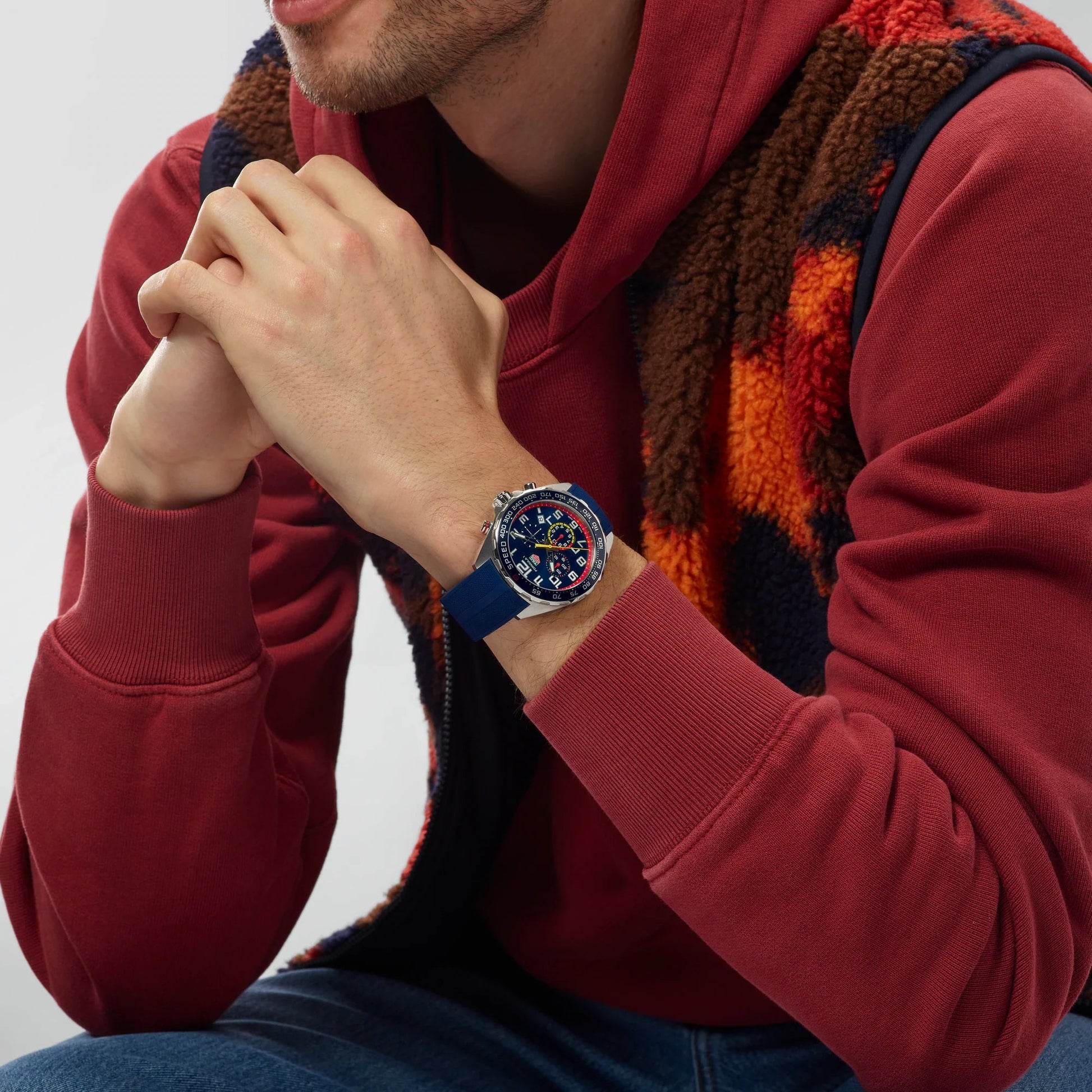 Unworn  Formula 1 Chronograph X Red Bull Racing Special Edition, Stainless Steel, 43Mm, Ref# CAZ101AL.FT8052, Box & Papers