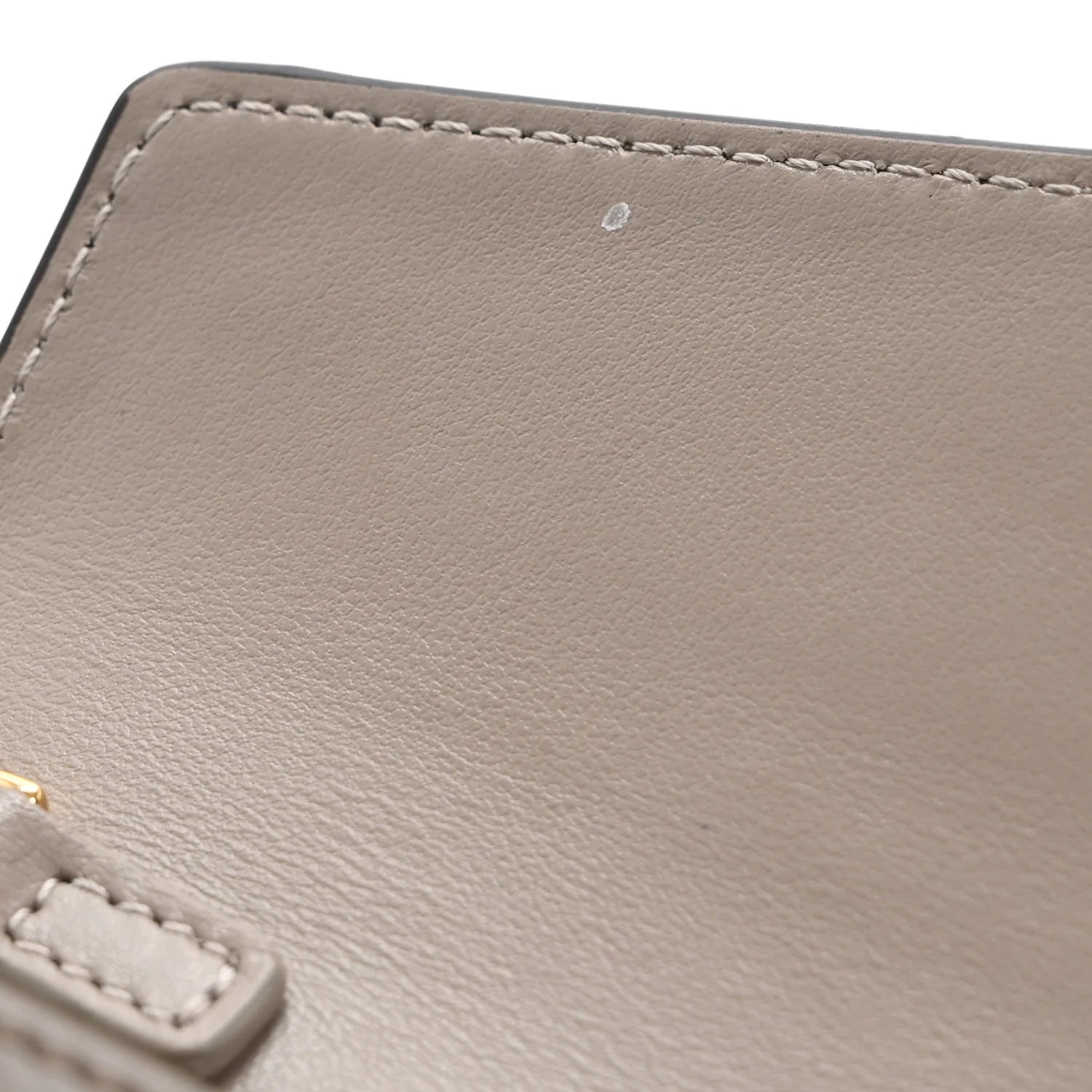 Vitello King Cruise FF Diamonds Continental Envelope Wallet on Chain Truffle Dove