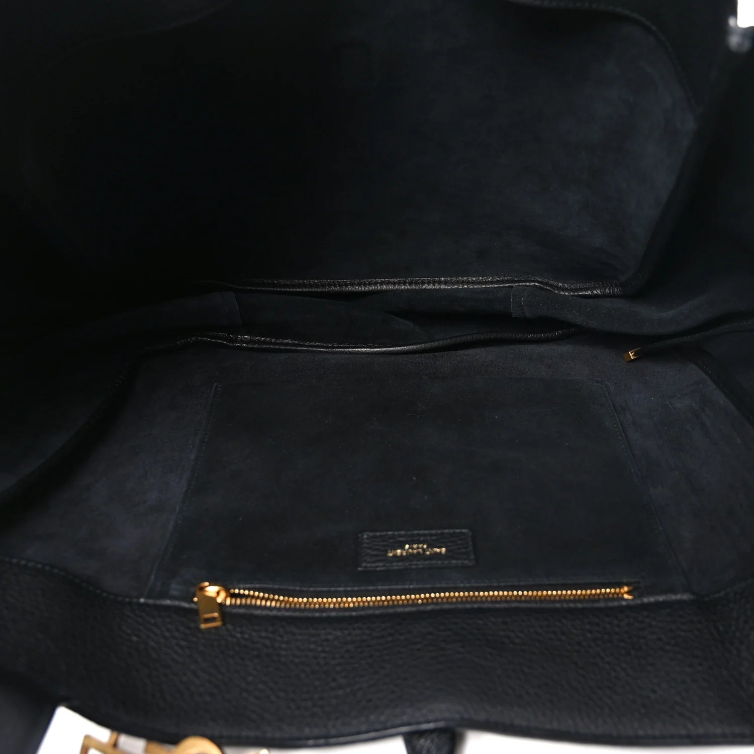 Grained Deerskin Bea Tote Black