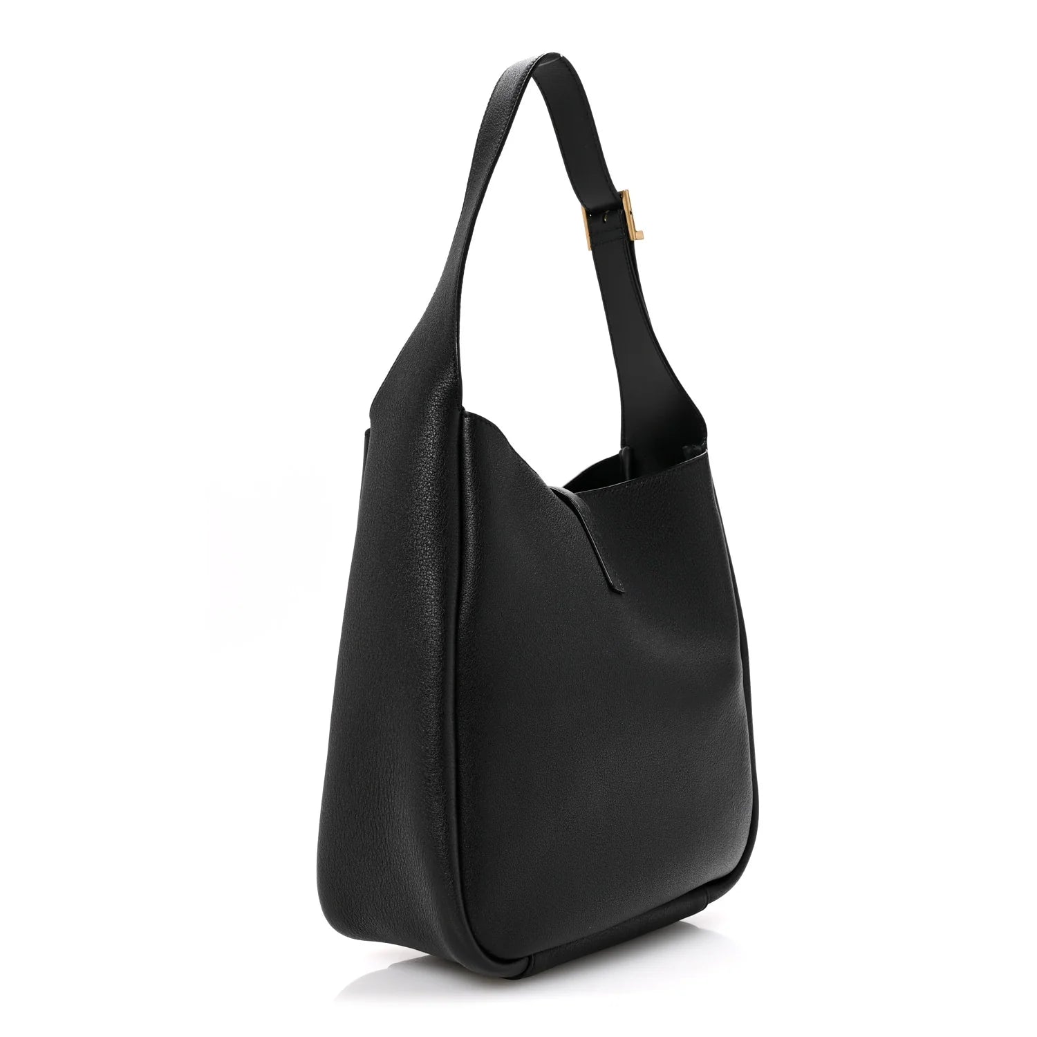 Smooth Calfskin Small Le 5 a 7 Soft Hobo Black