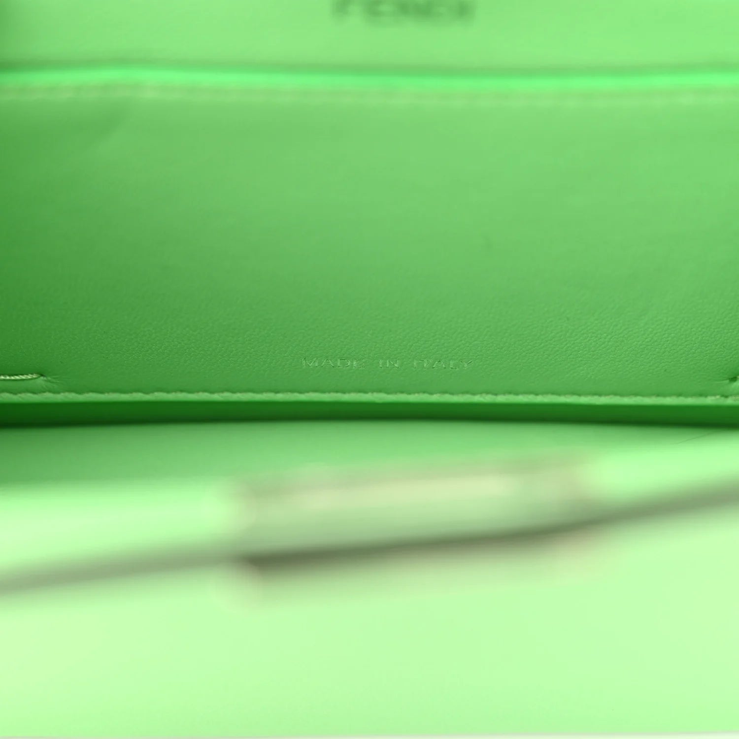 Shiny Nappa Petite Peekaboo I SEE U Satchel Edamame