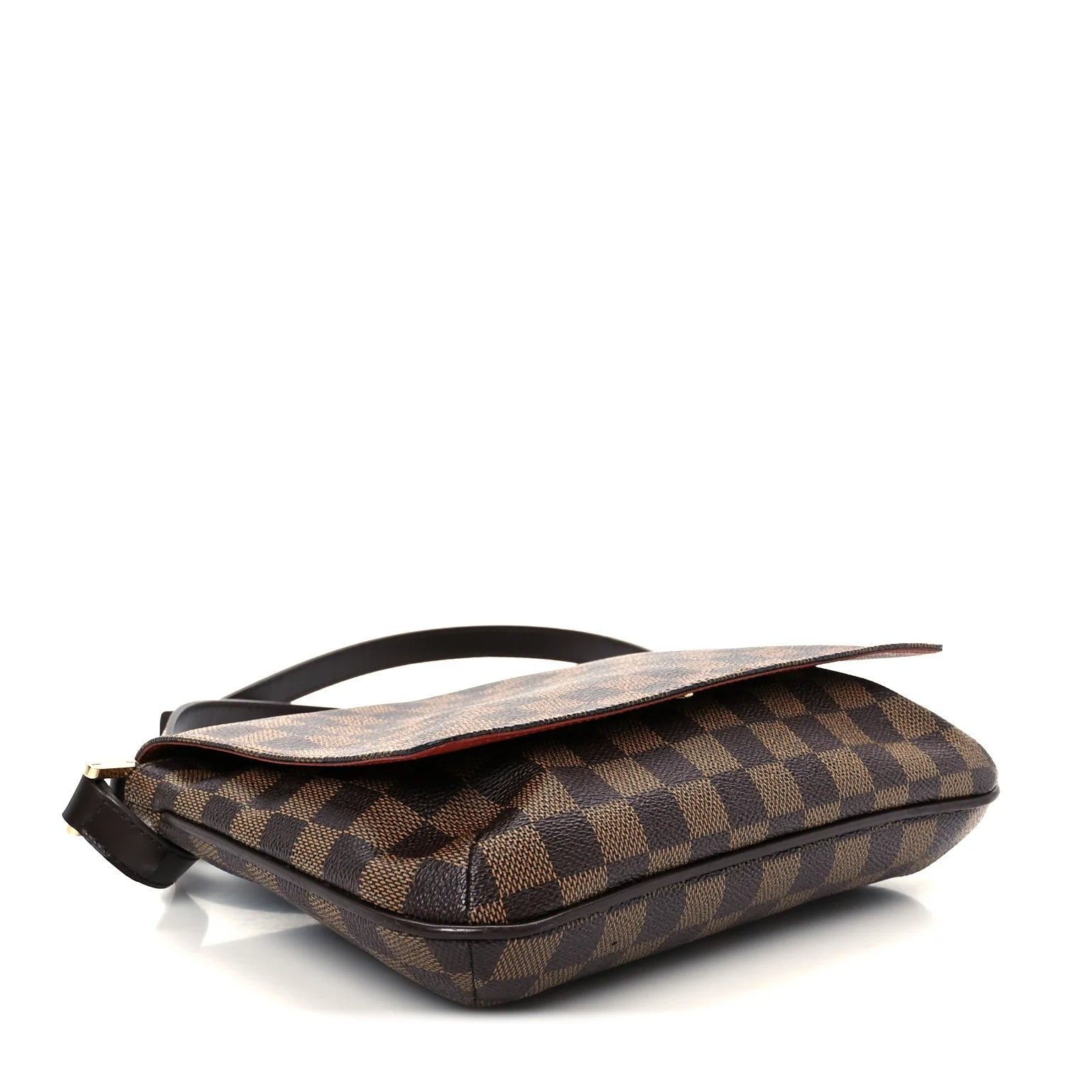 Damier Ebene Musette Tango Long Strap