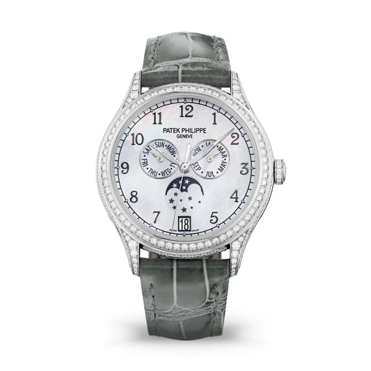 Complication, 18K White Gold Set with 388 Diamonds (~2,92 Ct), 38Mm, Annual Calendar Ref# 4948G-010