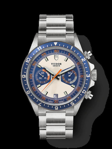 Heritage Chrono Blue, Stainless Steel, 42Mm, Ref# M70330B-0004