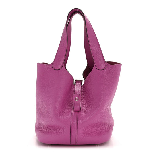 Taurillon Clemence Picotin Lock 22 MM Magnolia