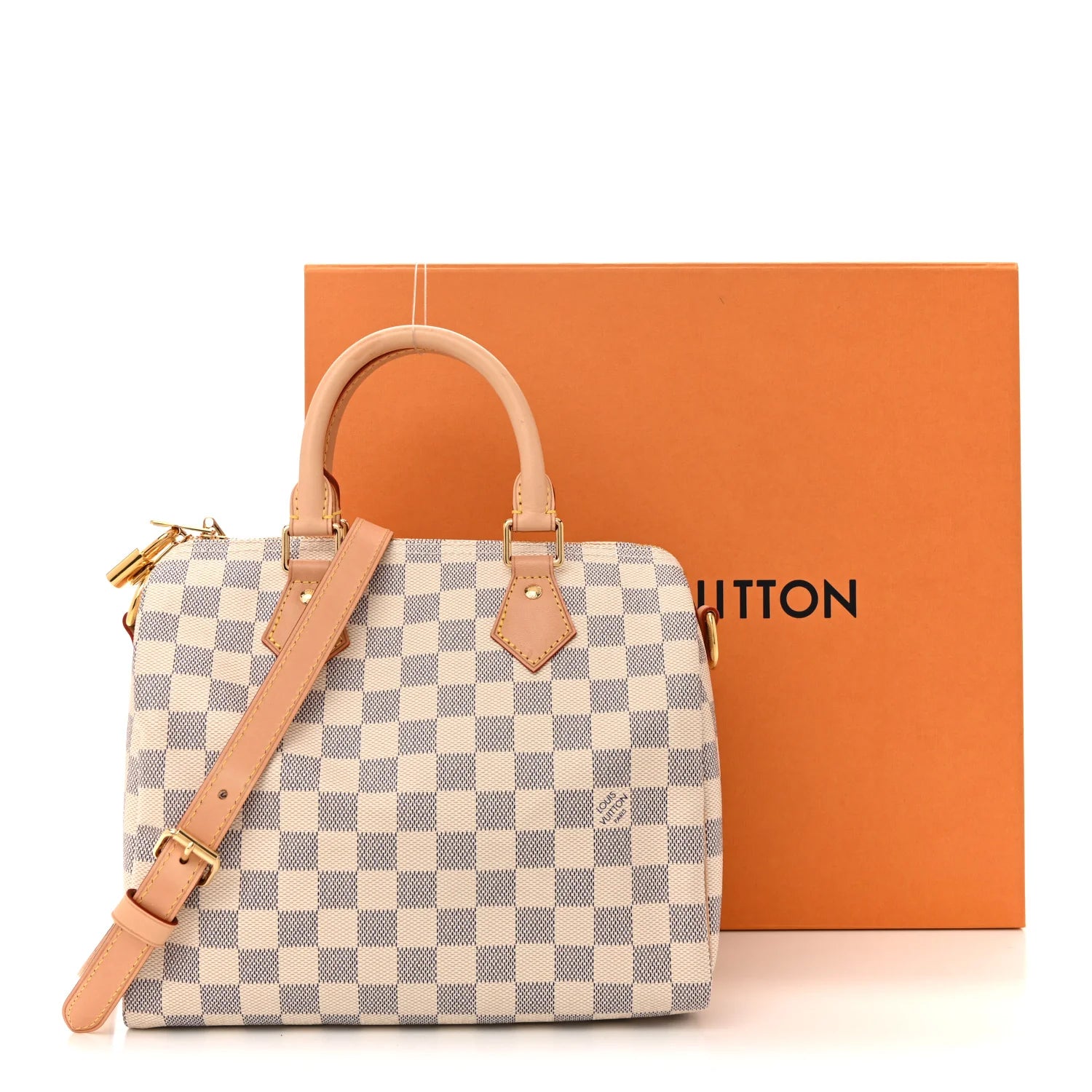 Damier Azur Speedy Bandouliere 25