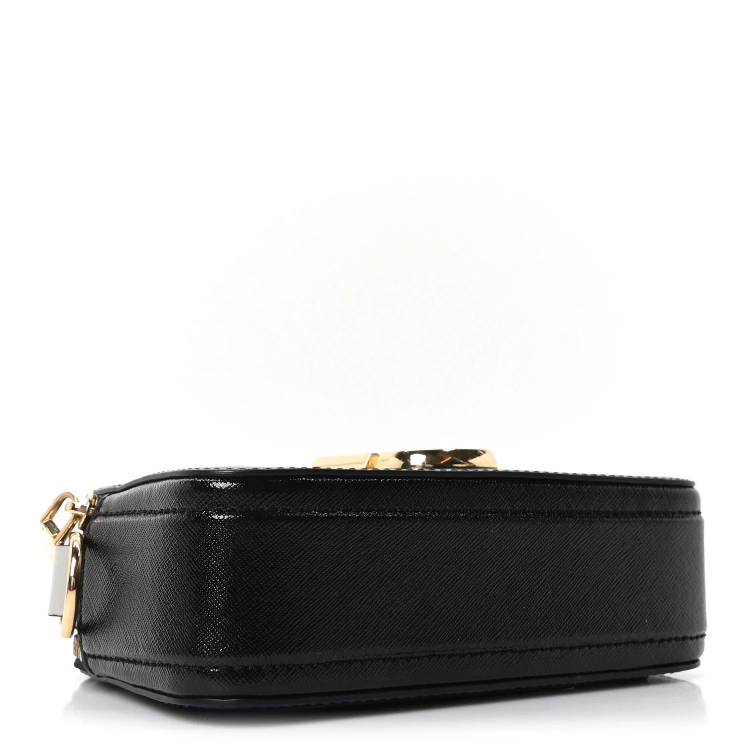 Saffiano Small Snapshot Camera Bag Navy Blue Multicolor