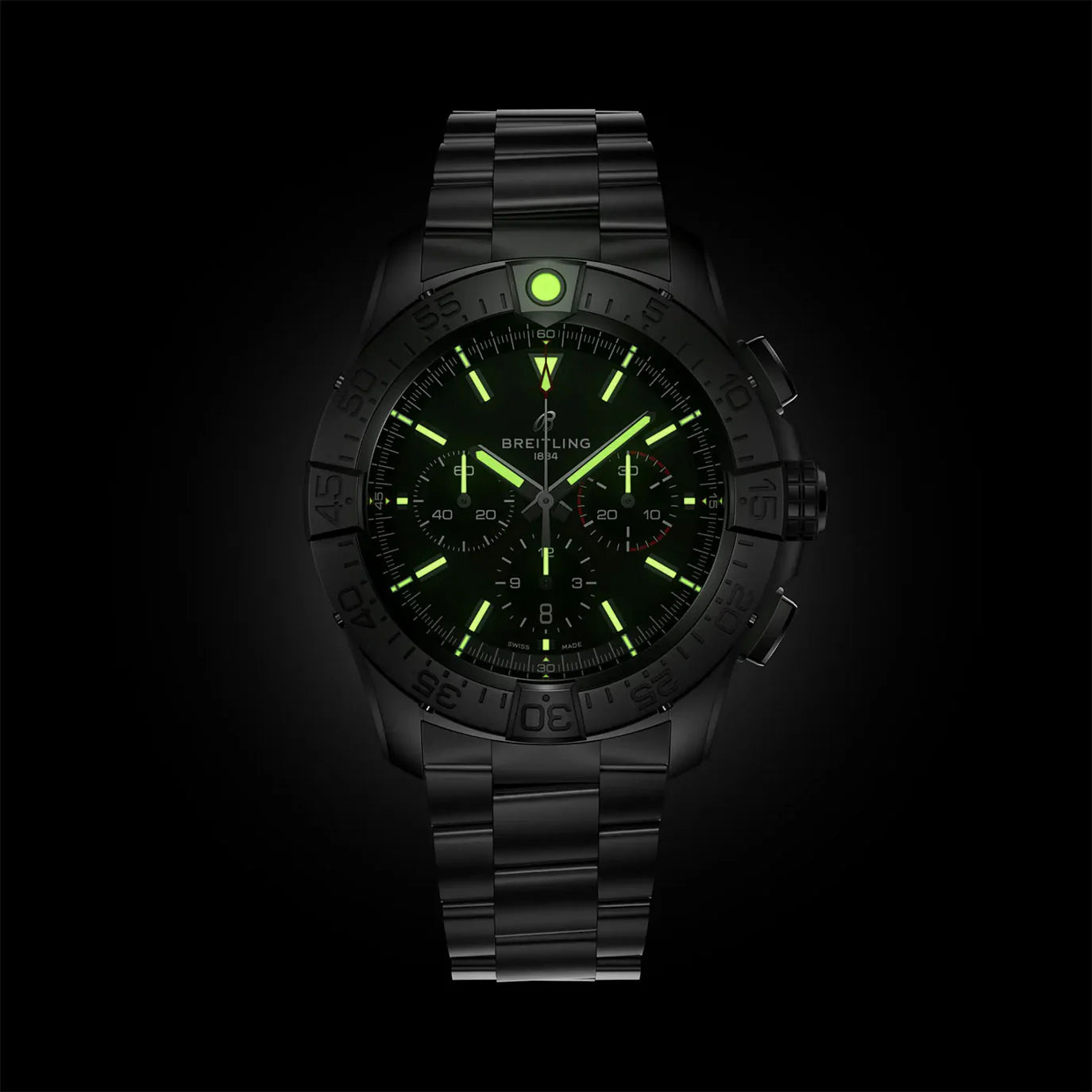 Super Avenger B01 Chronograph 46, EB0148101B1E1, Box and Papers