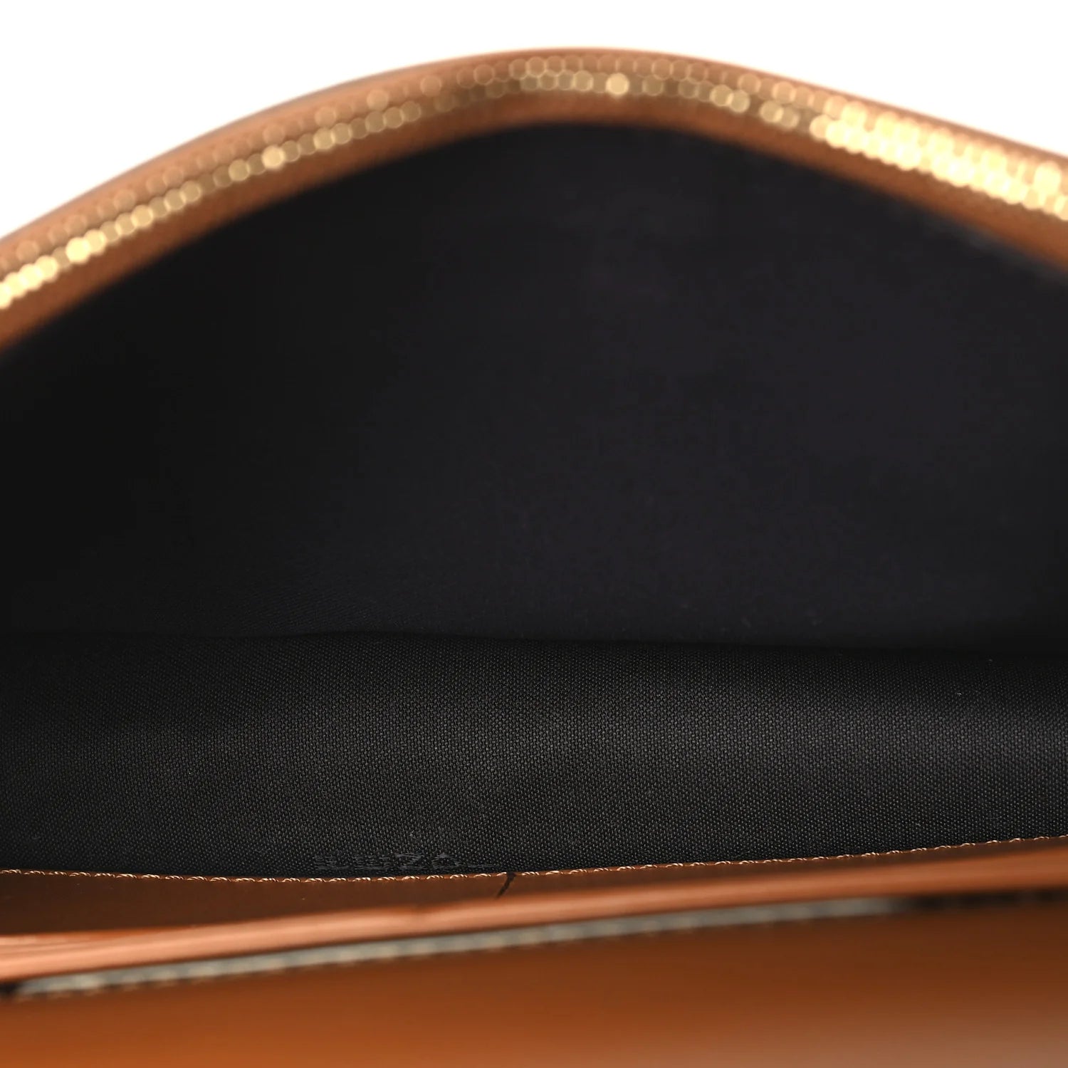 Vitello King Tamponato Logo Embossed Medium Wallet on Chain Cuoio