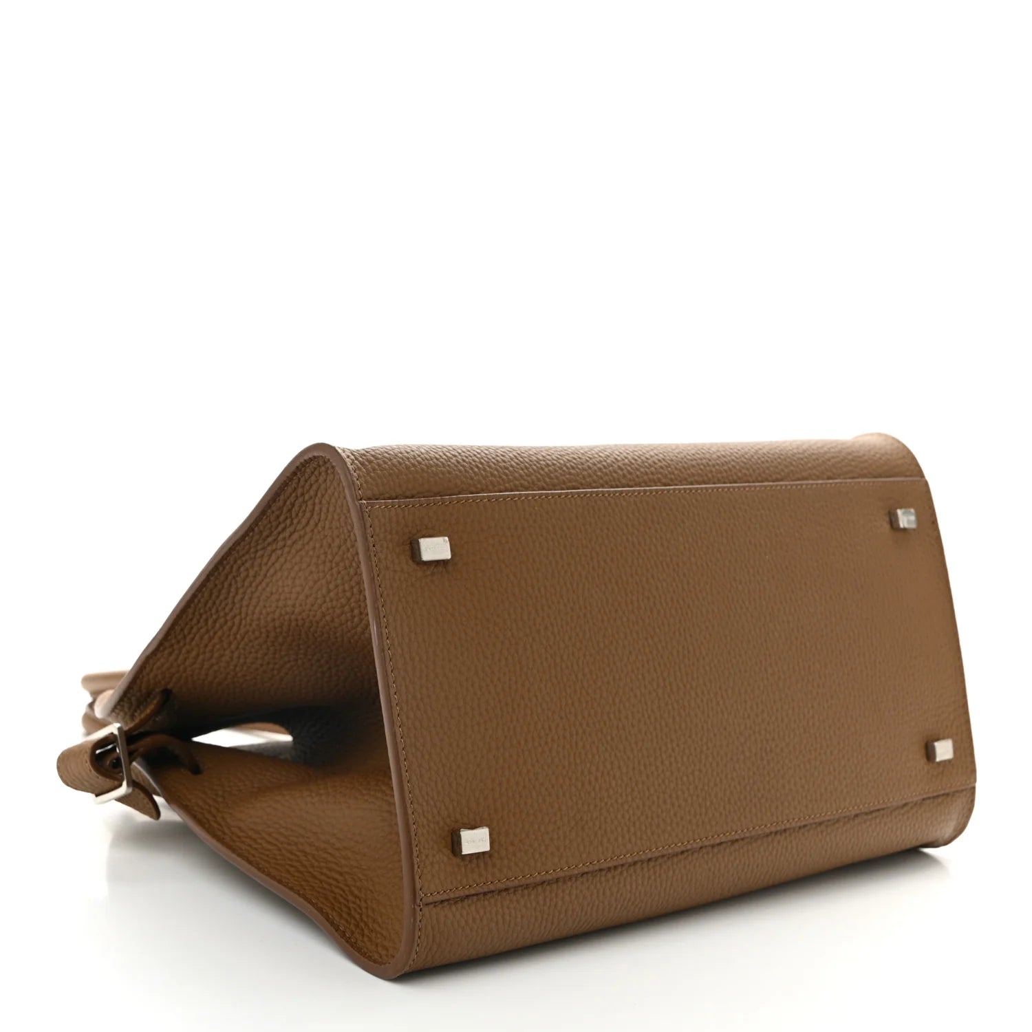 Matte Grained Calfskin Soft Margaux 12 Taupe