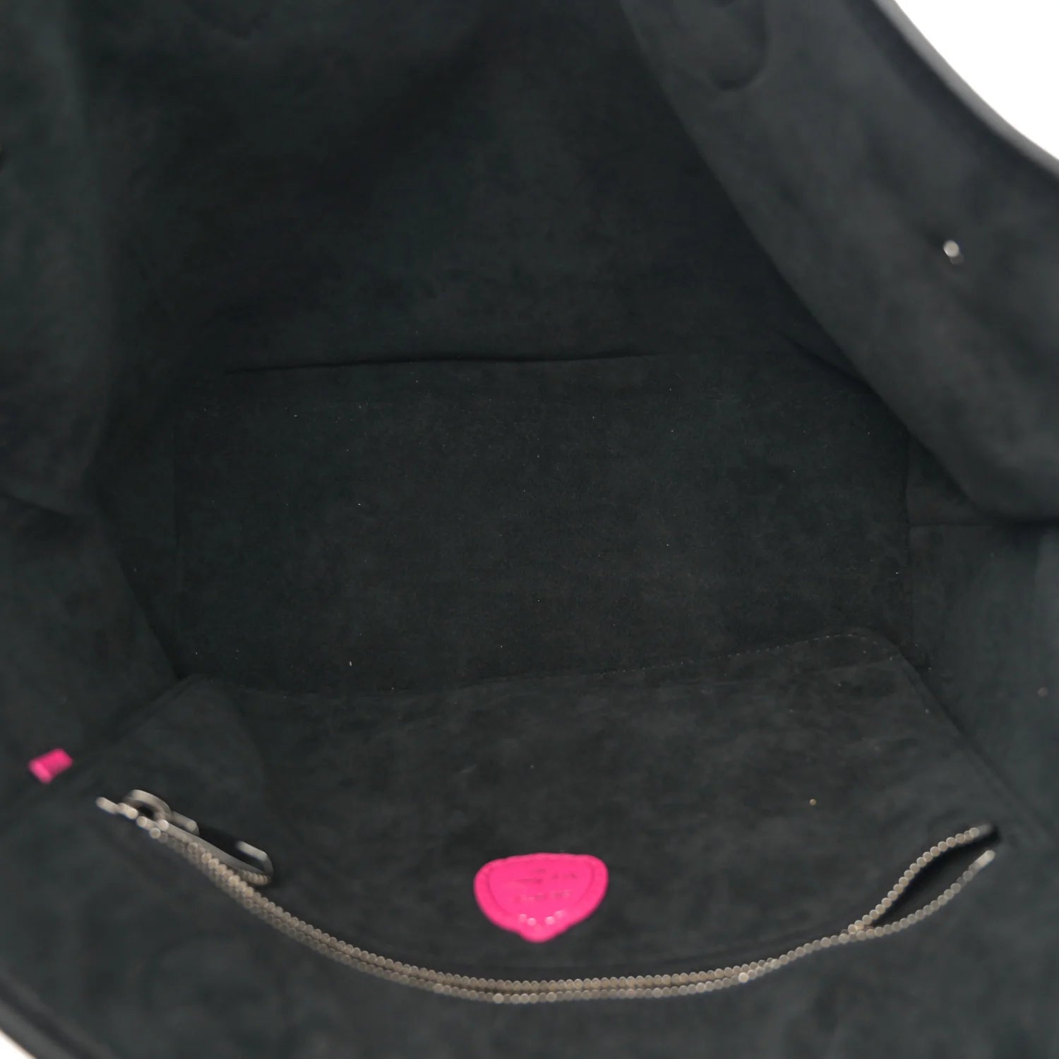 LV X YK Empreinte Infinity Dots Neverfull MM Black Fuchsia