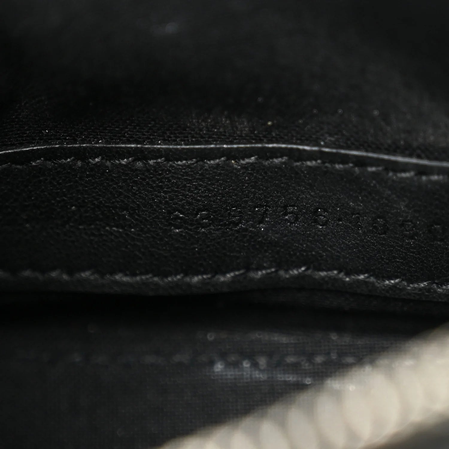 Shiny Calfskin Logo Crocodile Embossed Mini Ville Top Handle Bag Black