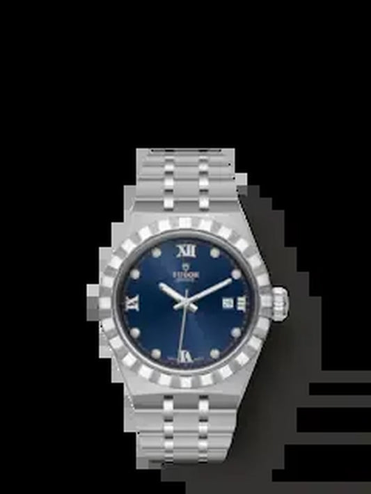 Royal, Stainless Steel and Diamond-Set, 28Mm, Ref# M28300-0007