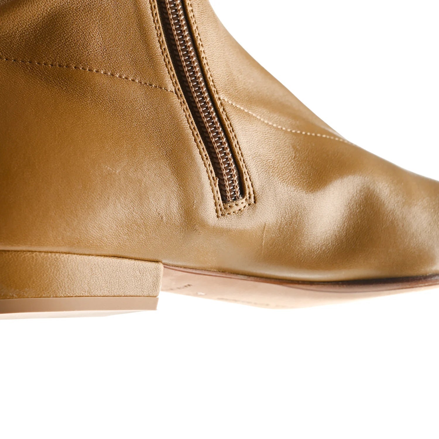 Cocktail Stretch Nappa Almond Boots 37.5 Fudge