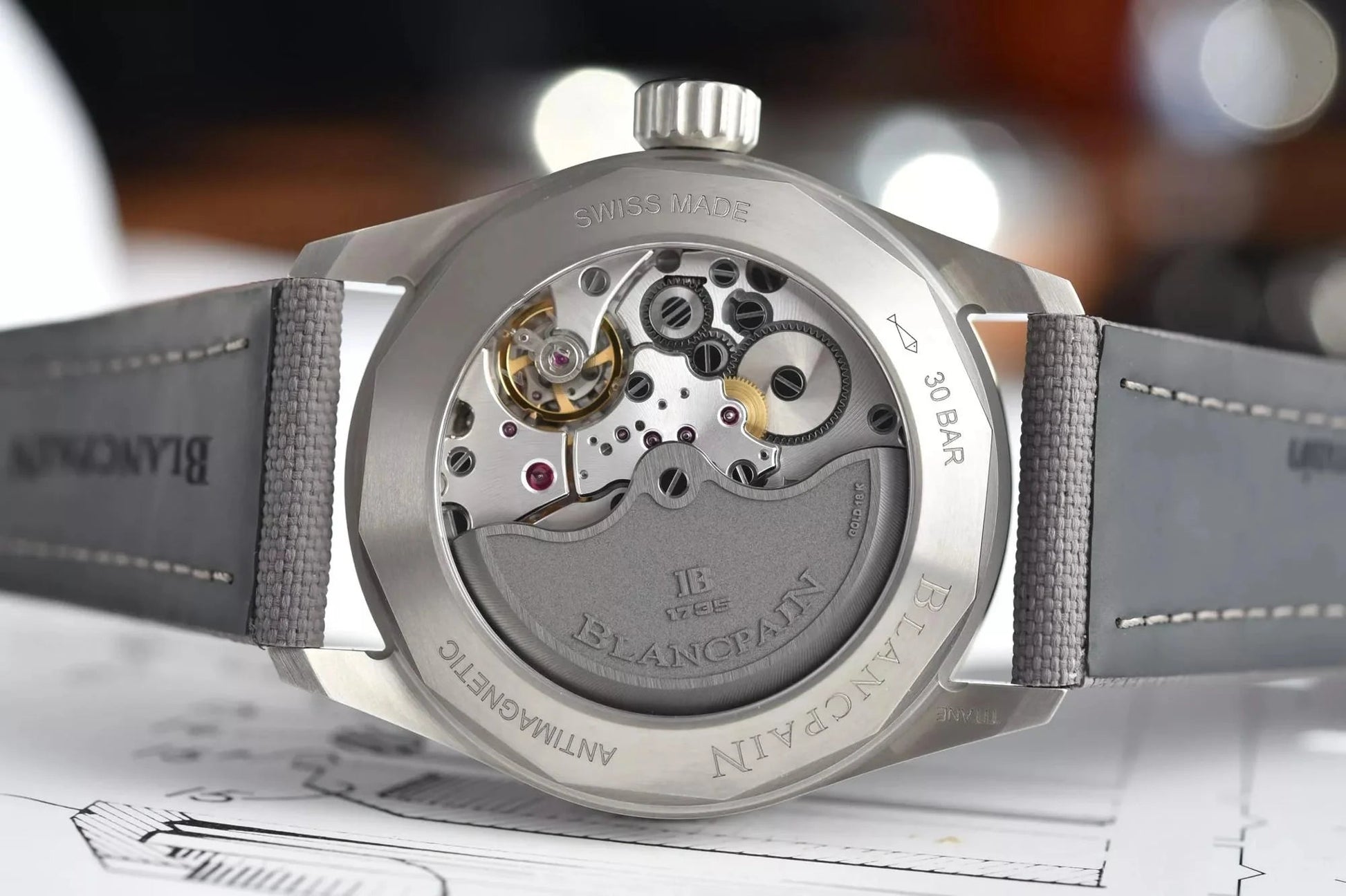 Unworn  Fifty Fathoms Bathyscaphe, Titanium and Ceramic, 43Mm, Ref# 5000-1210-G52A, Box and Papers