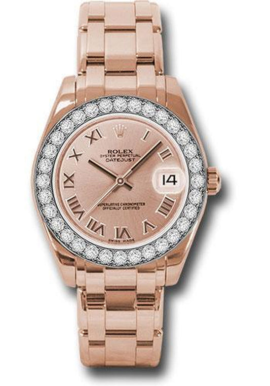 Rolex Datejust Pearlmaster 34Mm Watch: 81285 Prp